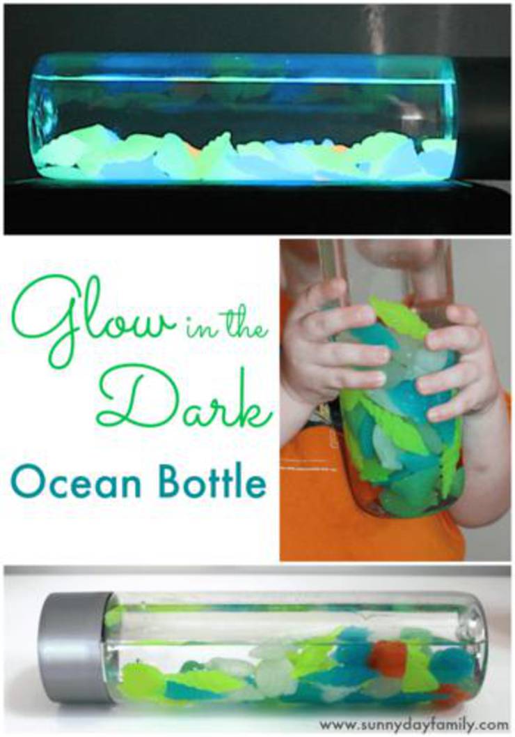 Glow In The Dark Ocean Bottle