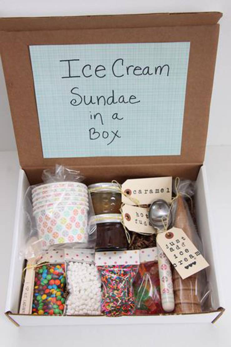 Ice Cream Sundae In A Box Gift