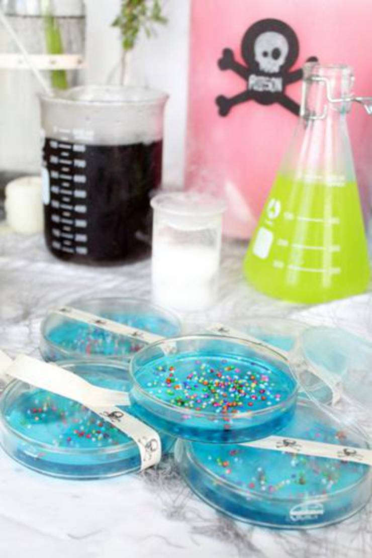 Science Birthday Party Favor Bags