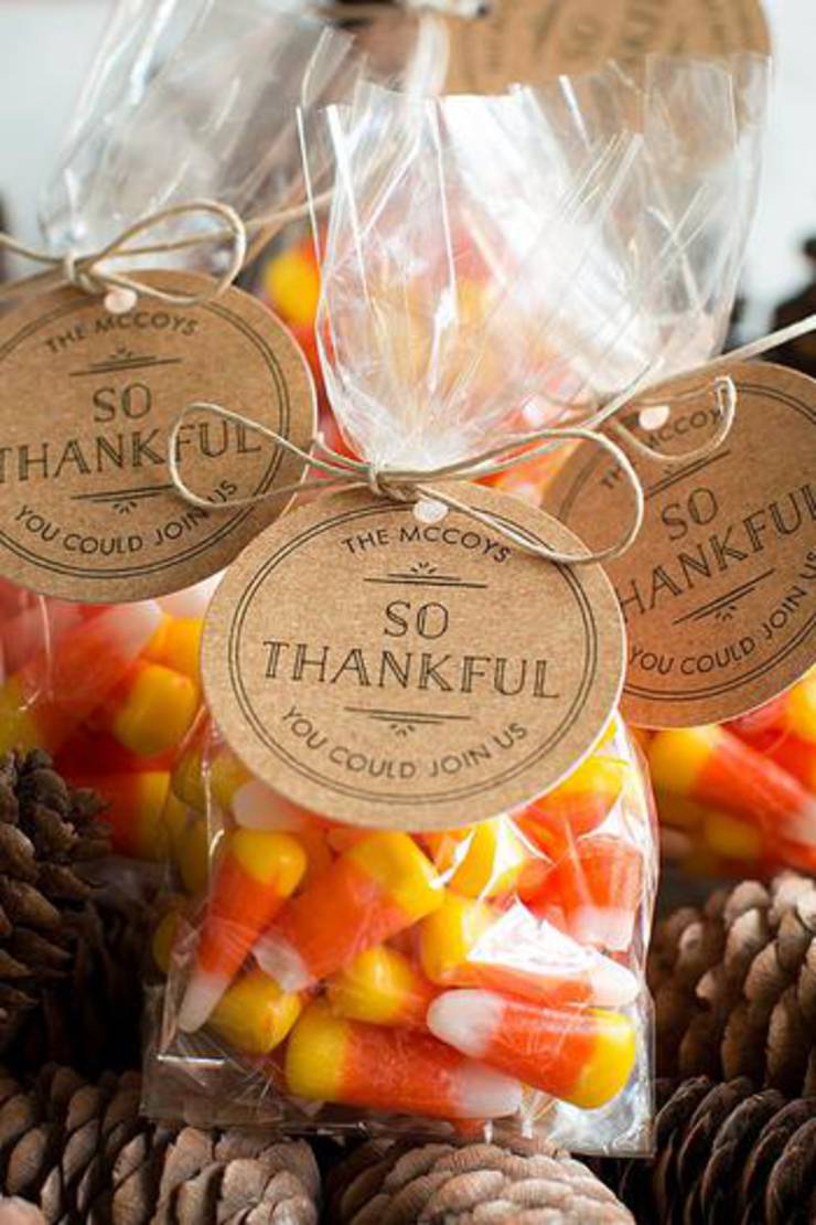 Thanksgiving Party Favors Easy DIY Thanksgiving Party Favor Ideas For 