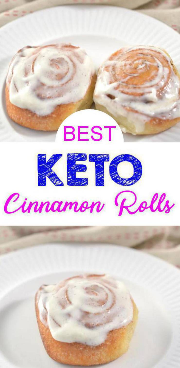BEST Keto Cinnamon Rolls! Low Carb Ooey Gooey Cinnamon Roll Idea - Quick & Easy Ketogenic Diet Recipe - Completely Keto Friendly