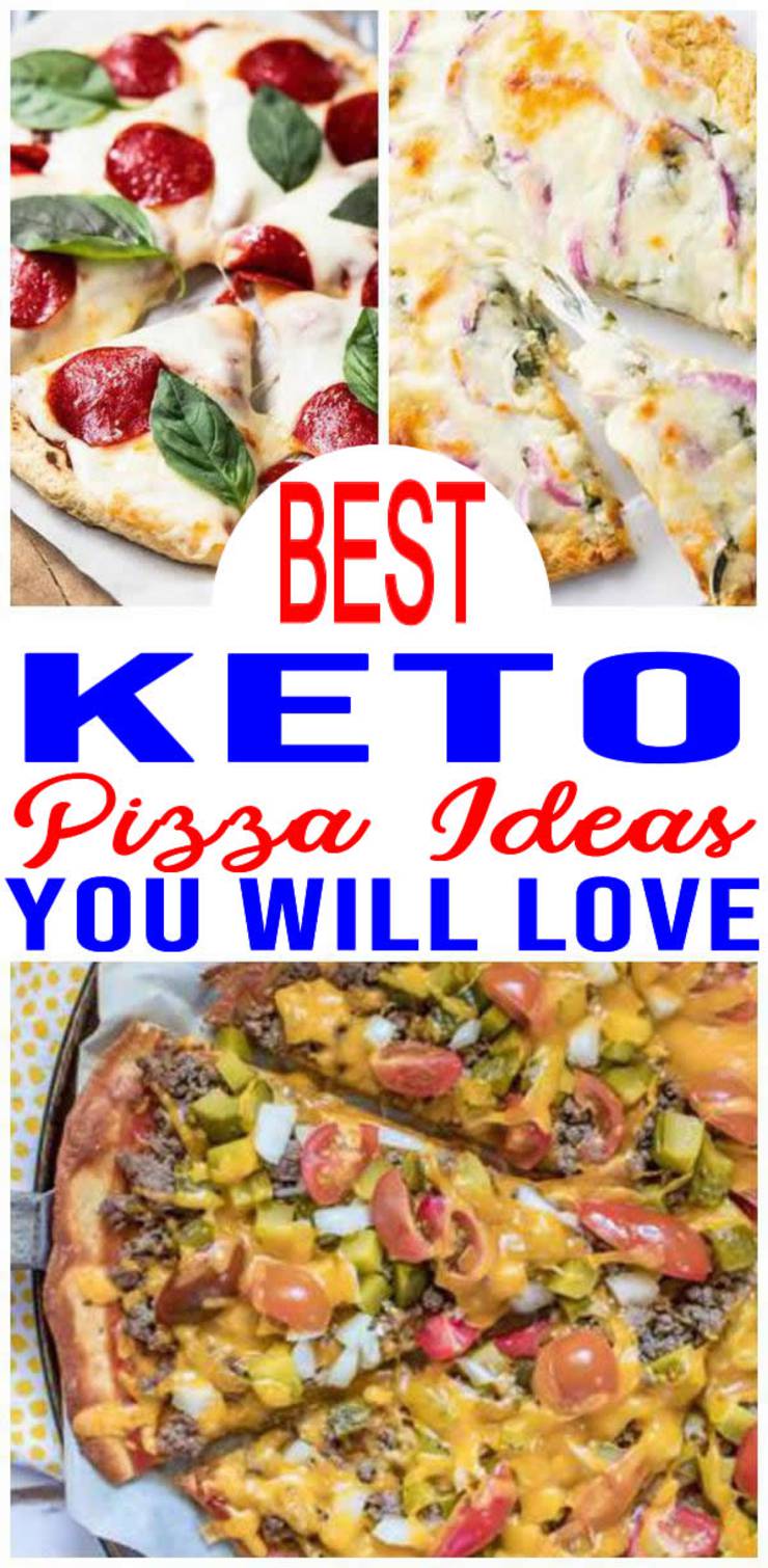 15 Keto Pizza– BEST Low Carb Pizza Recipes – Easy Ketogenic Diet Ideas
