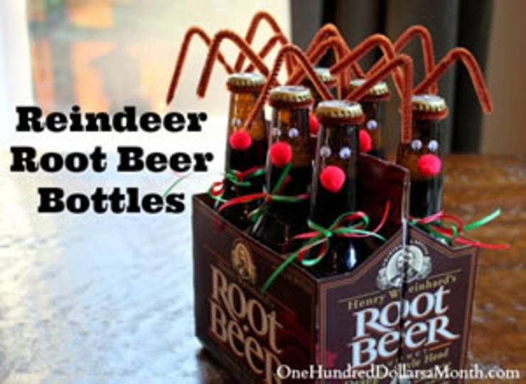 Reindeer-Root-Beer-Bottles