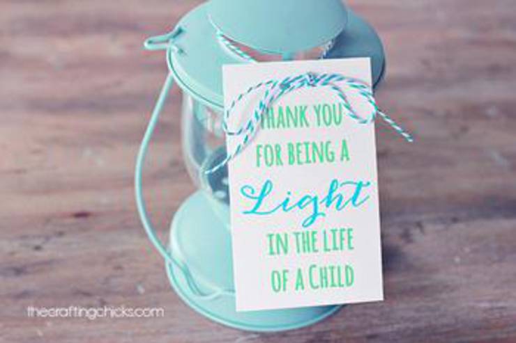 Lantern Teacher Gift Idea