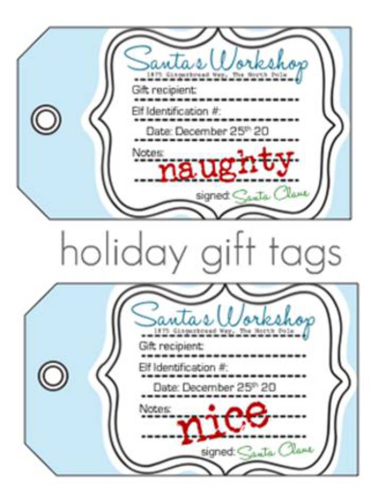 Printable Tags For Kids Gifts