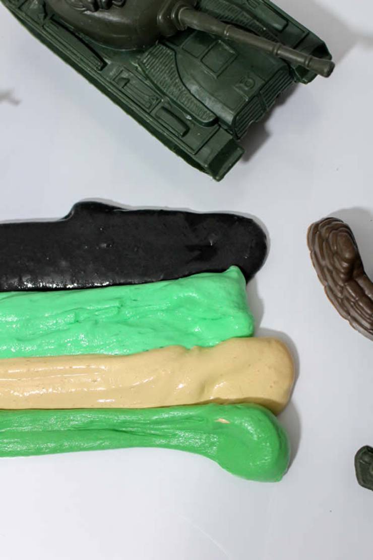 DIY Camo Slime – How To Make Homemade Camouflage Slime – Easy & Fun Recipe For Kids – Fluffy Slime – Party Favors – Crafts – Green and Black Slime