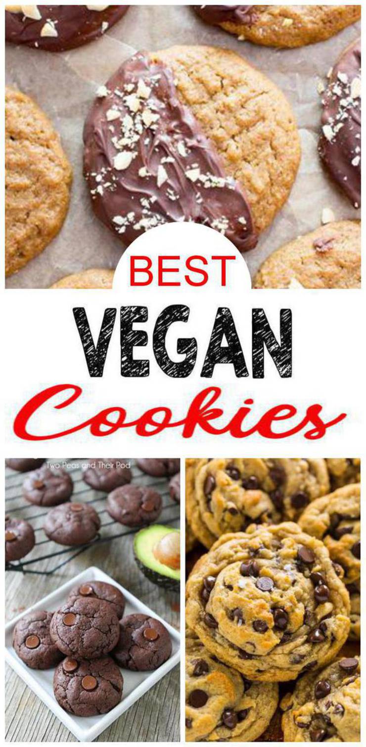 9 Vegan Cookies - BEST Vegan Cookie Recipes - Easy and Simple Vegan Cookie Ideas