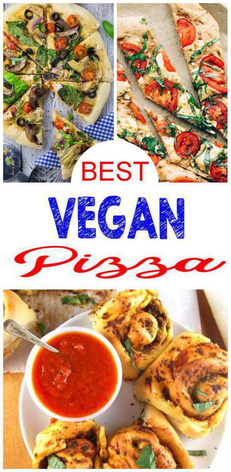 9 Vegan Pizza – BEST Vegan Pizza Recipes – Easy – Healthy – Vegan Ideas – Dinner – Snack – Appetizer