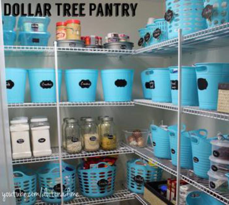 Dollar Tree Pantry Organization