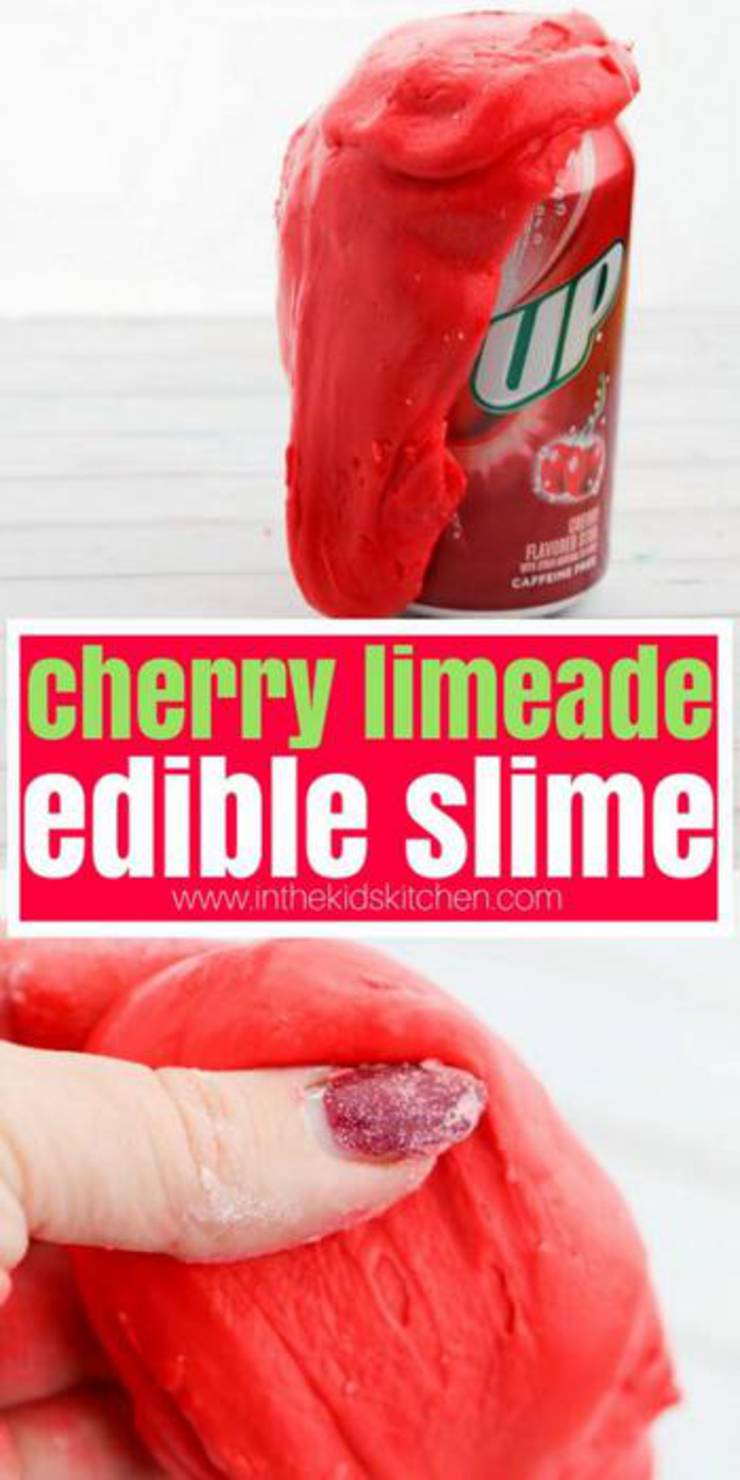Edible Cherry Limeaid Slime