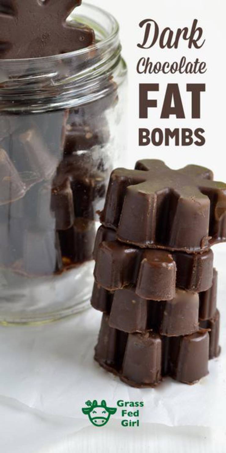 Keto Dark Chocolate Fat Bombs