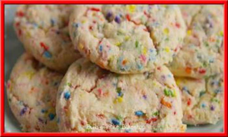 Keto Sprinkle Cookies