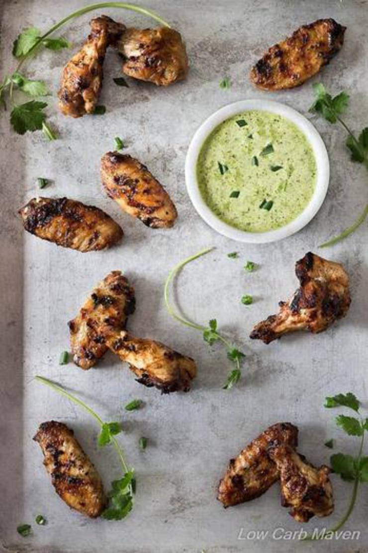 Low Carb Tikka Chicken Wings