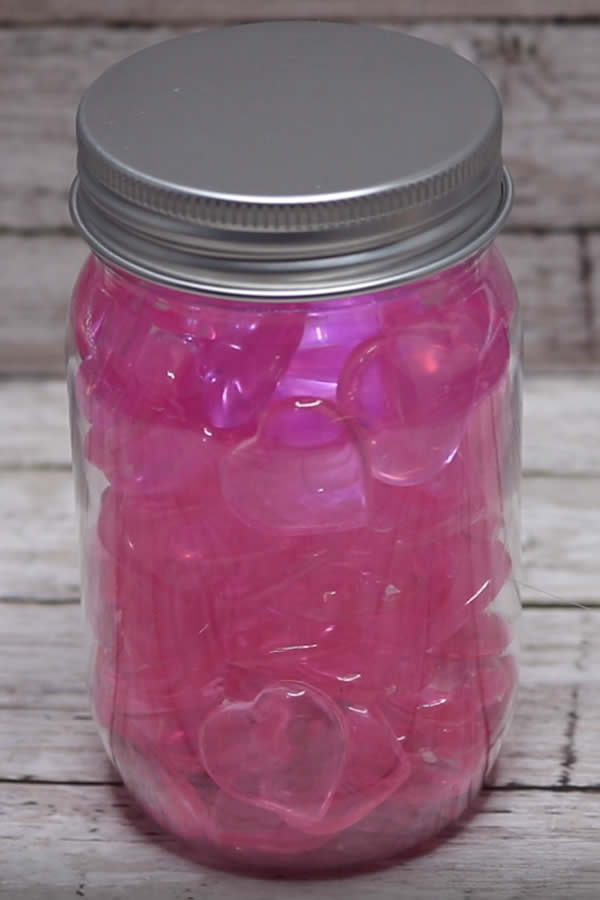 Dollar Store Valentine Decorations - Easy DIY Mason Jar Bead Lights - Simple & Cute Ideas - For Home - Tables - Classroom - Romantic - Valentines Party