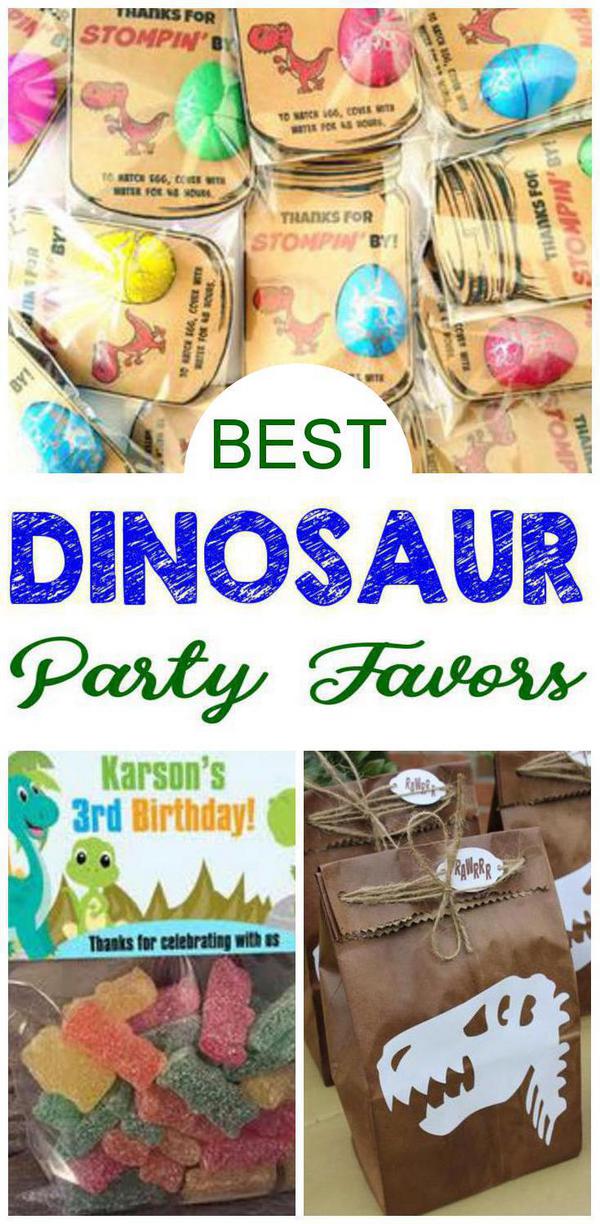 Dinosaur Birthday Party Favors
