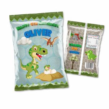 Dinosaur Chip Bag Favor