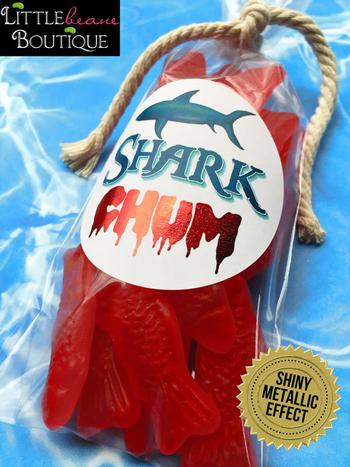 Gummy Shark Party Favor Idea