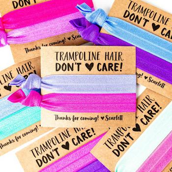 Trampoline Party Hair Tie Favors