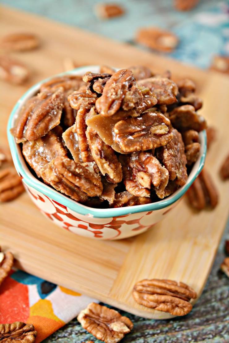 BEST Keto Pecans! Low Carb Keto Caramel Coated Pecans Idea - Sugar Free - Quick & Easy Ketogenic Diet Recipe – Completely Keto Friendly