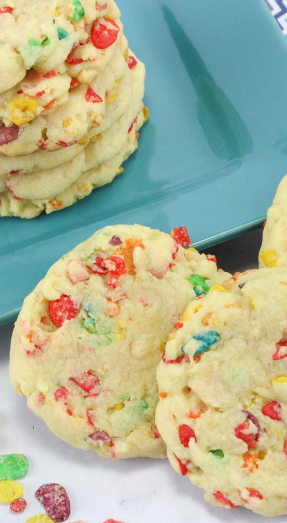 Cereal Cookies! EASY Fruity Pebbles Cookie Recipe - Simple Desserts