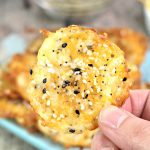 Keto Chips - BEST Low Carb Everything Bagel Cheese Chip Recipe {Easy - Homemade}