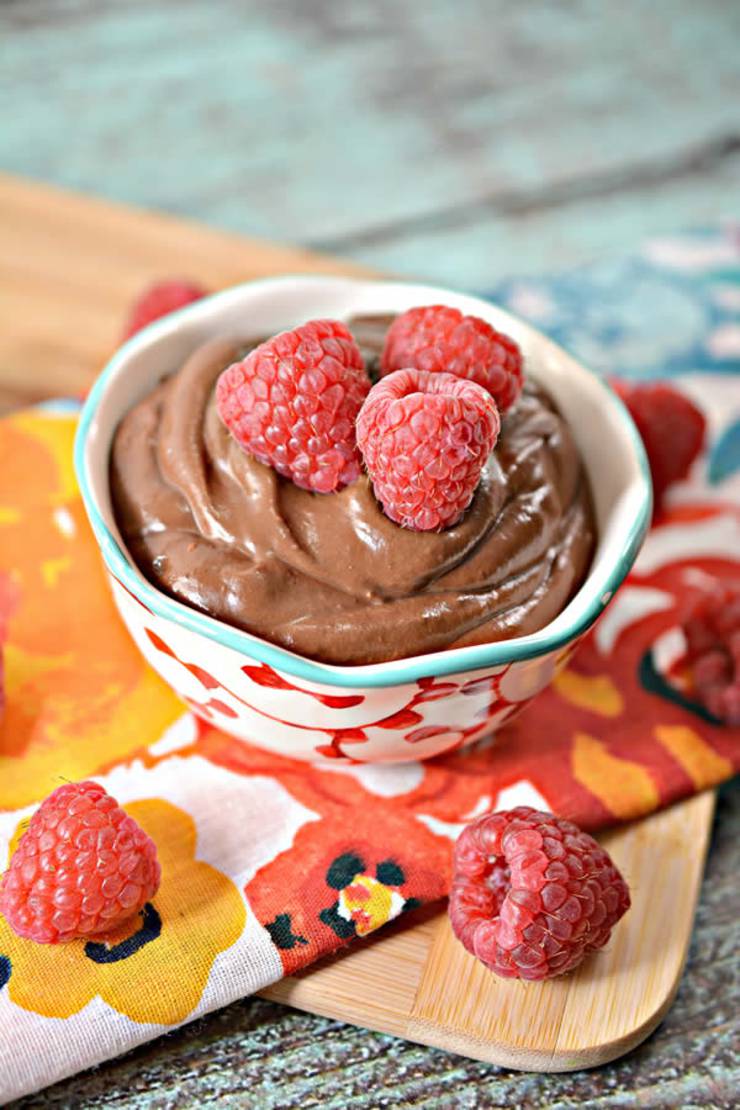 Keto Chocolate Pudding – BEST Low Carb Recipe – Dessert – Treat – Snack - Sugar Free - Diary Free - Creamy Avocado Chocolate Pudding