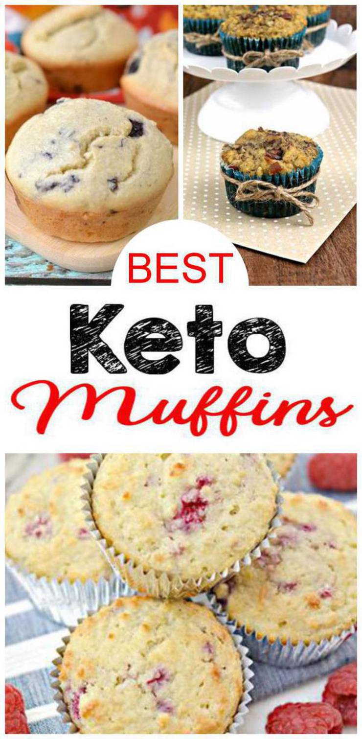 Keto Muffins - BEST Keto Muffin Recipes – Easy Low Carb Ketogenic Diet Ideas