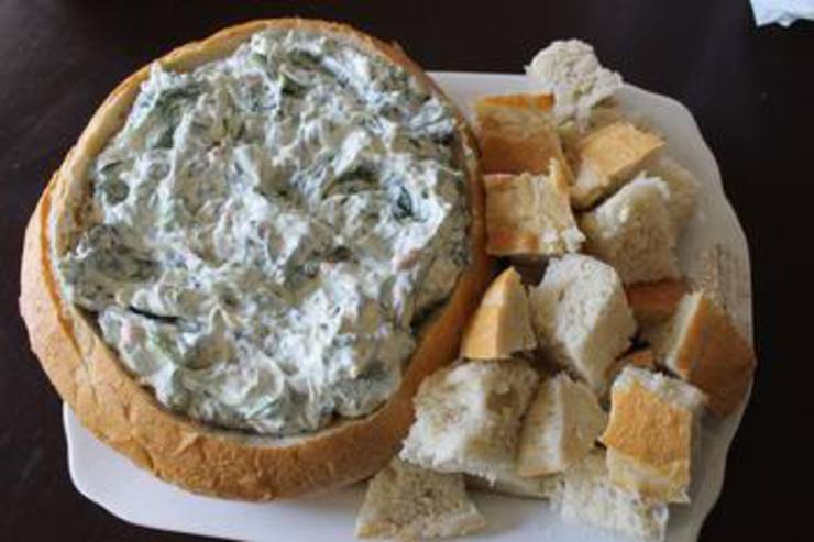 Guilt Free Spinach Dip