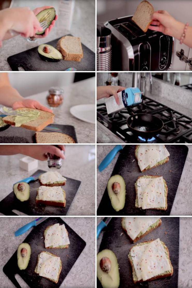 Healthy Avocado Egg Toast Recipe