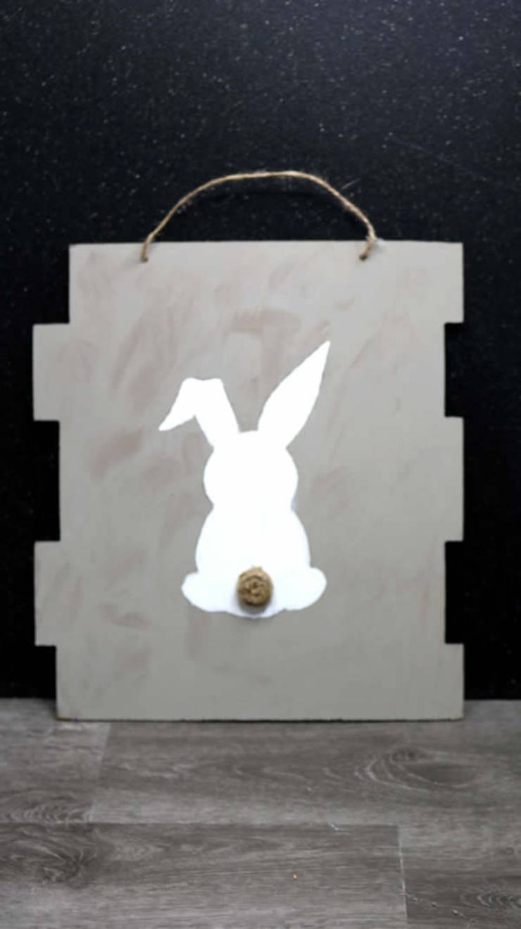 Dollar Store Easter Decor - Easy DIY Crafts - How To Make Farmhouse Easter Sign - Simple Spring Decor Ideas For The Home - Dollar Tree Hacks