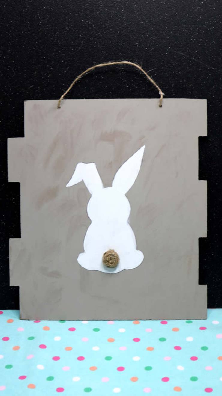 Dollar Store Easter Decor - Easy DIY Crafts - How To Make Farmhouse Easter Sign - Simple Spring Decor Ideas For The Home - Dollar Tree Hacks