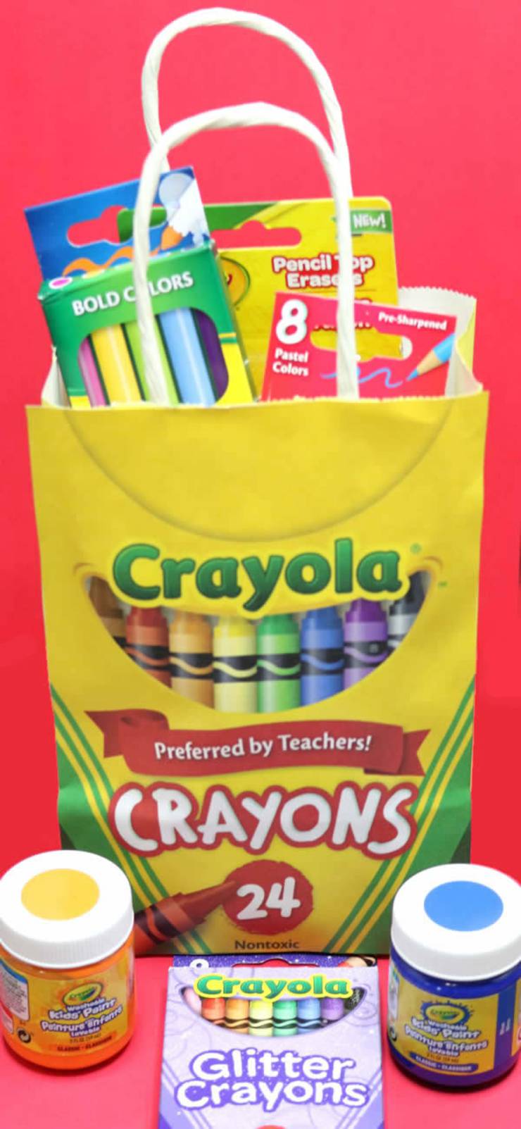 Dollar Party Favors Best Kids Diy Easy Awesome And Fun Crayola Favor Bags