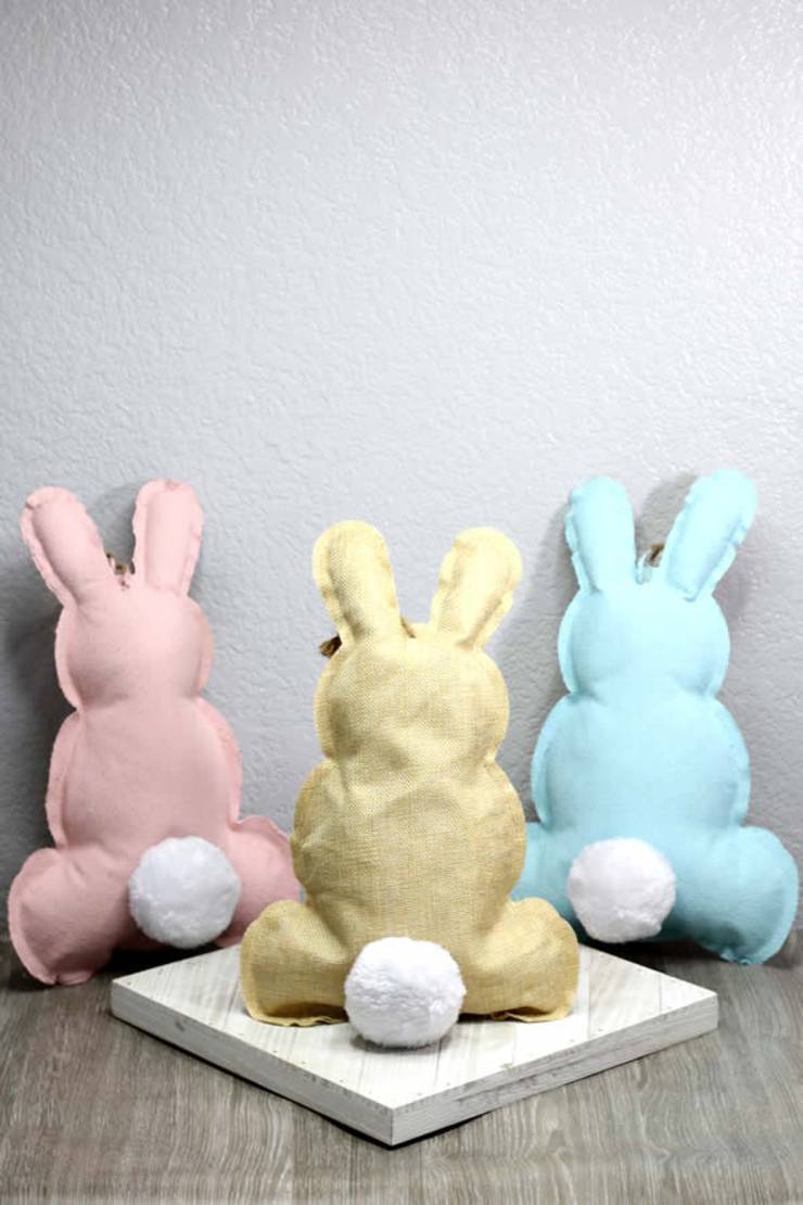 Dollar Store Spring Decor - Easy DIY Crafts - How To Make Easter Bunnies -  Simple Decor Ideas For