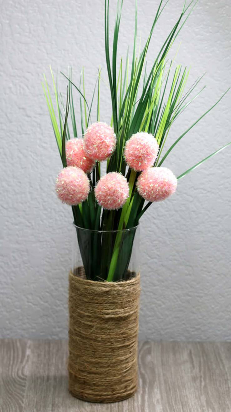 Dollar Store Spring Decor - Easy DIY Crafts - How To Make Spring Flower Arrangement - Simple Decor Ideas For The Home - Dollar Tree Hacks
