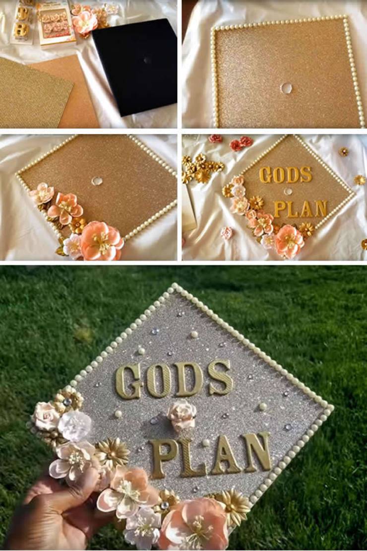 graduation cap decoration bible