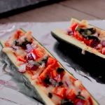 Keto Zucchini Pizza Boats - Low Carb Zucchini Pizza Boats - Keto Stuffed Zucchini Recipe {Easy}
