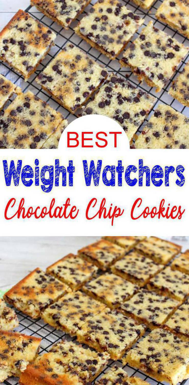 Weight Watchers Chocolate Cookies - BEST WW Recipe - Cookie Bars - Treat - Dessert - Snack with Smart Points