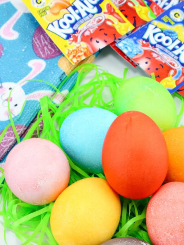 HOW TO DYE EASTER EGGS WITH KOOL AID story