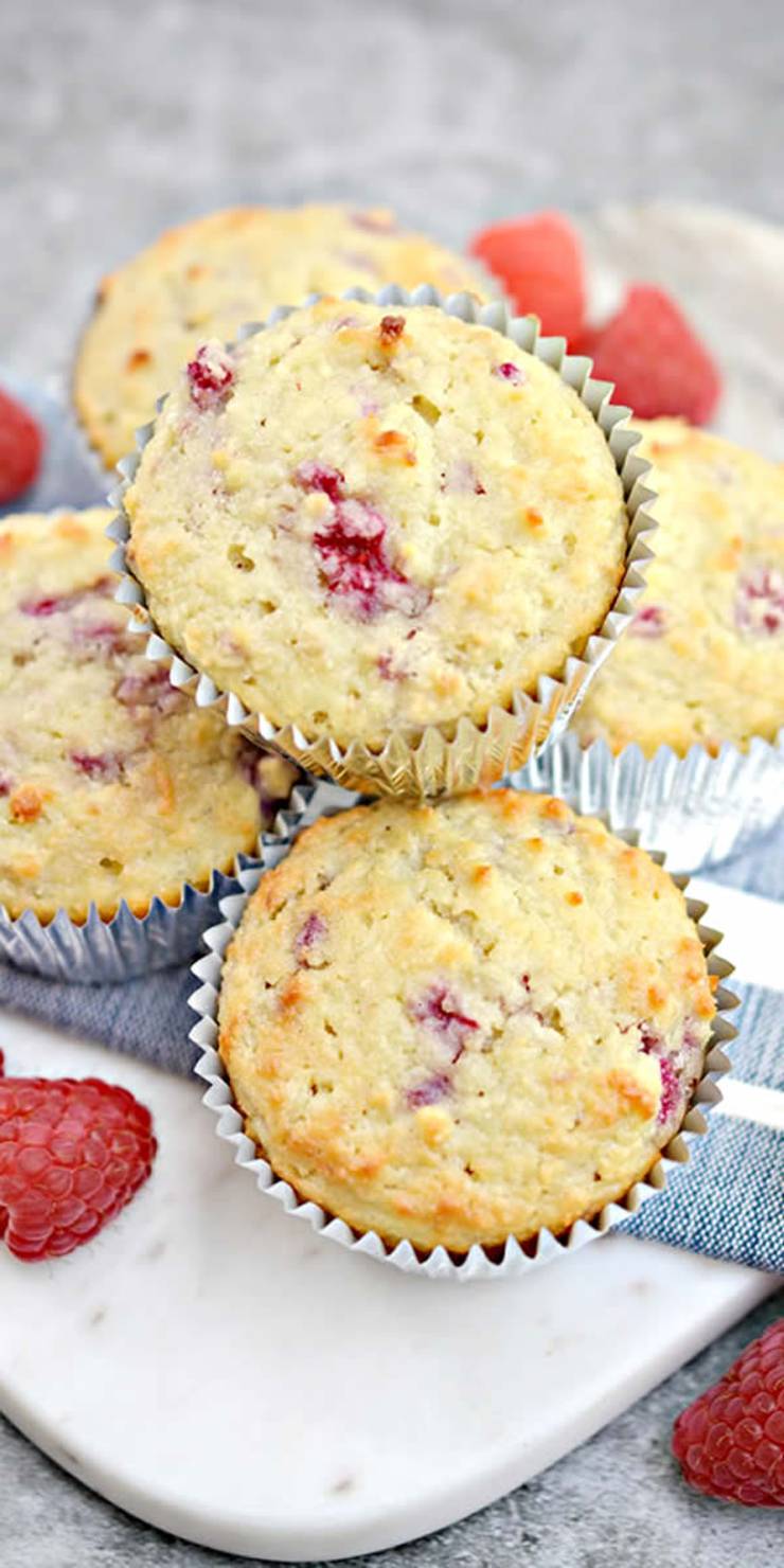 Keto Low Carb Raspberry Muffins