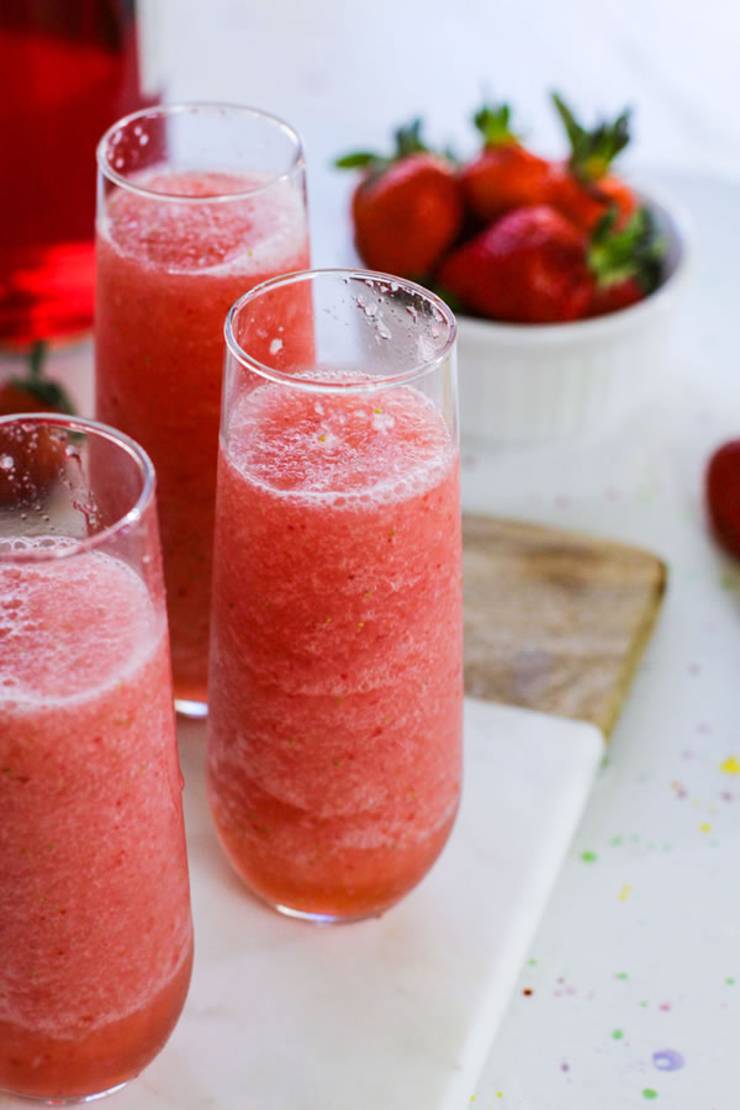Frose Recipe! Easy Wine Slushie - How To Make Quick and Healthy Strawberry Alcohol Wine Slushies