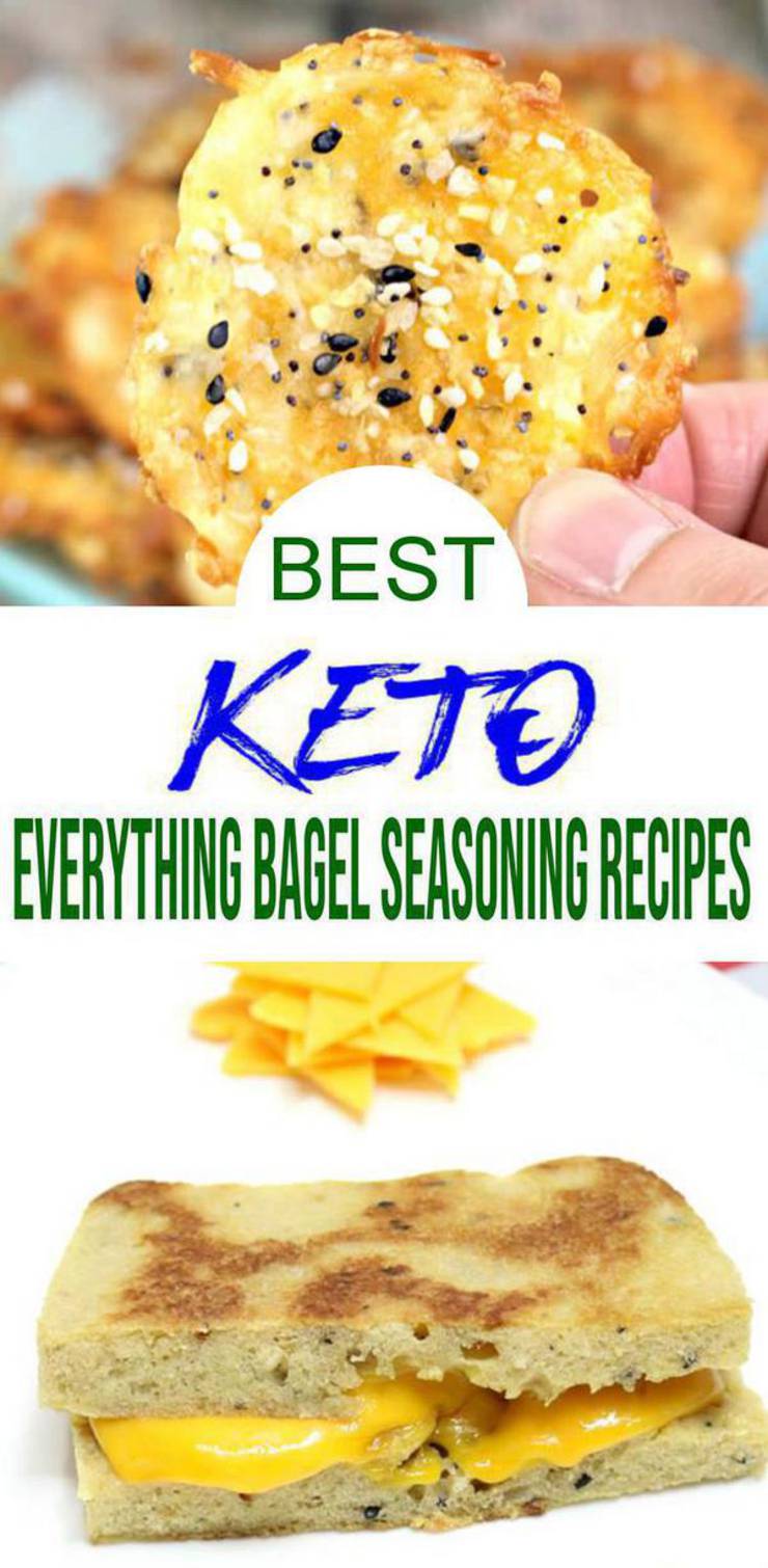 Keto Everything But The Bagel Seasoning Recipes - BEST Low Carb Everything Seasoning Ideas - Easy Ketogenic Diet Friendly