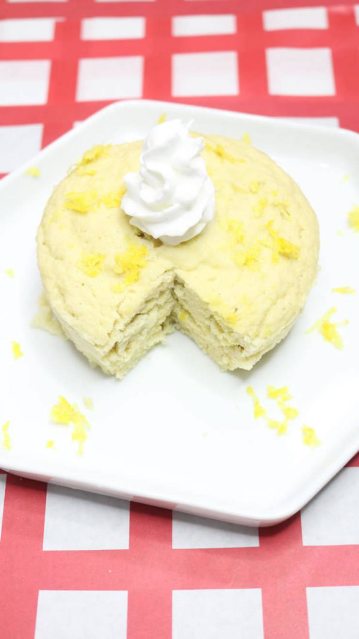 Keto Mug Cakes! Low Carb Microwave Lemon Mug Cake Idea – BEST Quick & Easy Ketogenic Diet Recipe – Completely Keto Friendly - Sugar Free - Gluten Free