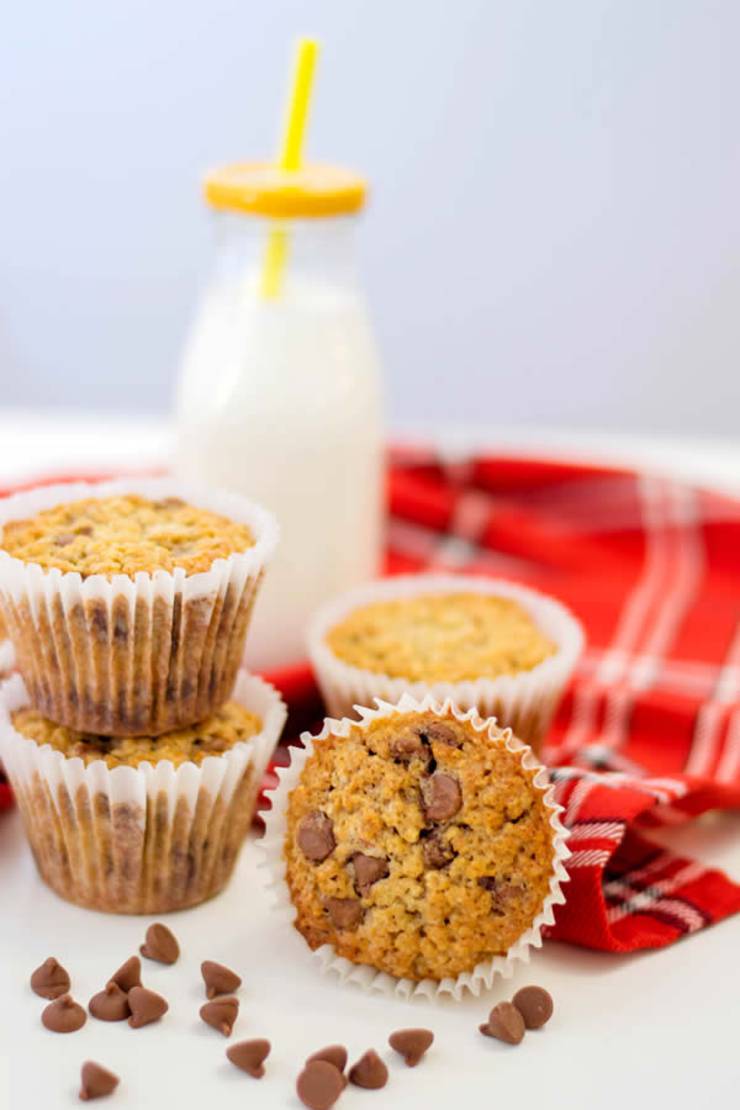 Weight Watchers Chocolate Chip Oatmeal Muffins – BEST WW Recipe – Breakfast – Treat – Snack with Smart Points
