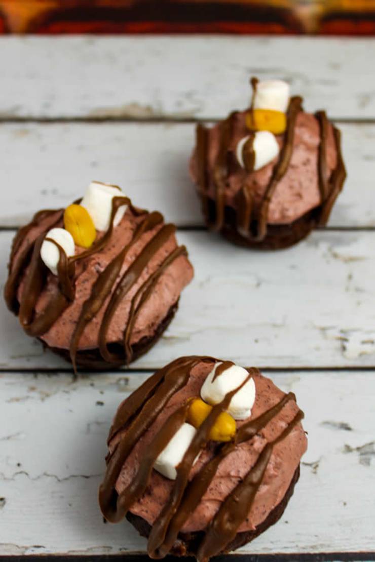 Weight Watchers Dessert – The BEST Weight Watchers Recipe – Rocky Road Chocolate Cupcakes {Easy}