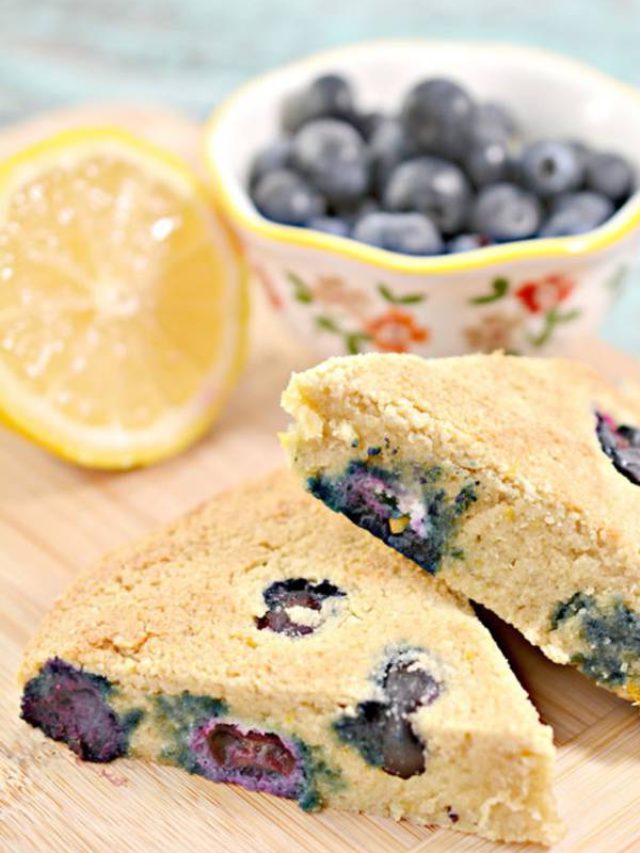 Lemon Blueberry Scones Keto Low Carb Story 7355