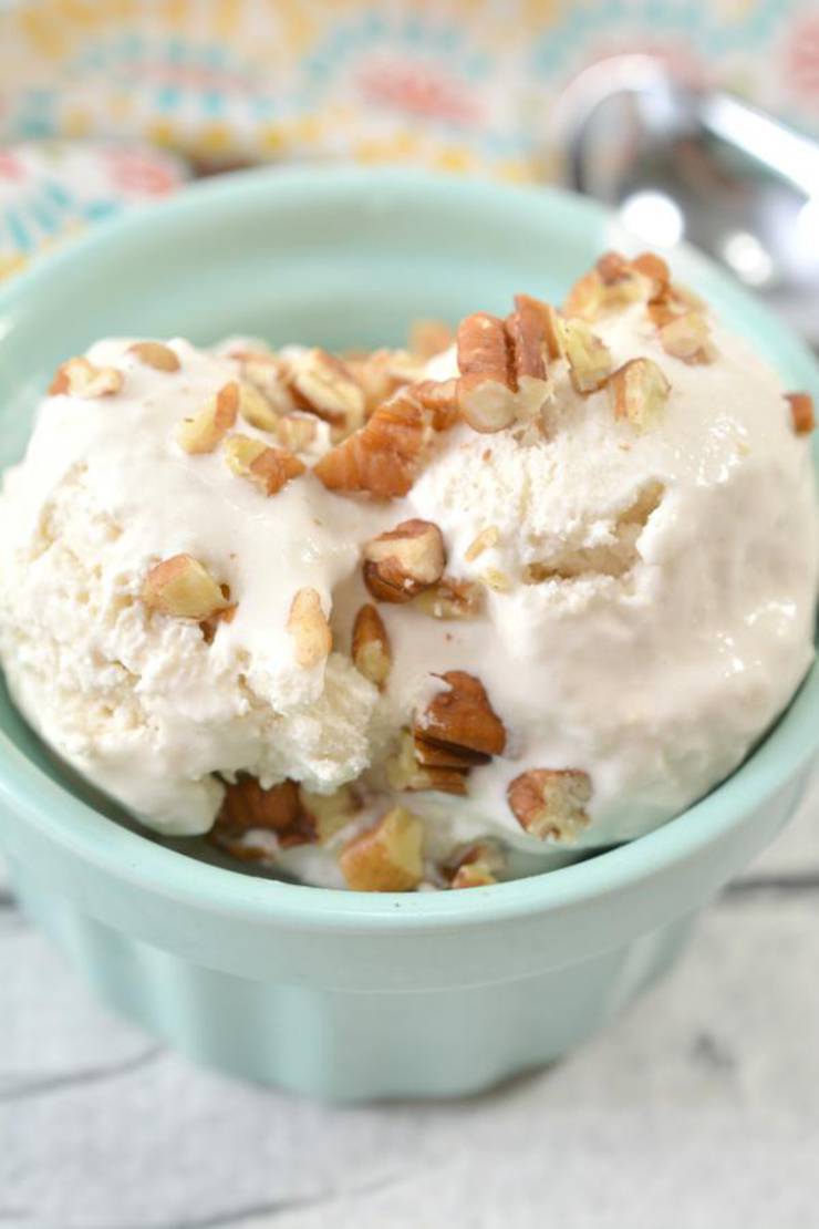 Keto Ice Cream! BEST Low Carb Maple Pecan Vanilla Ice Cream Idea – Quick & Easy Homemade Ketogenic Diet Recipe – Completely Keto Friendly