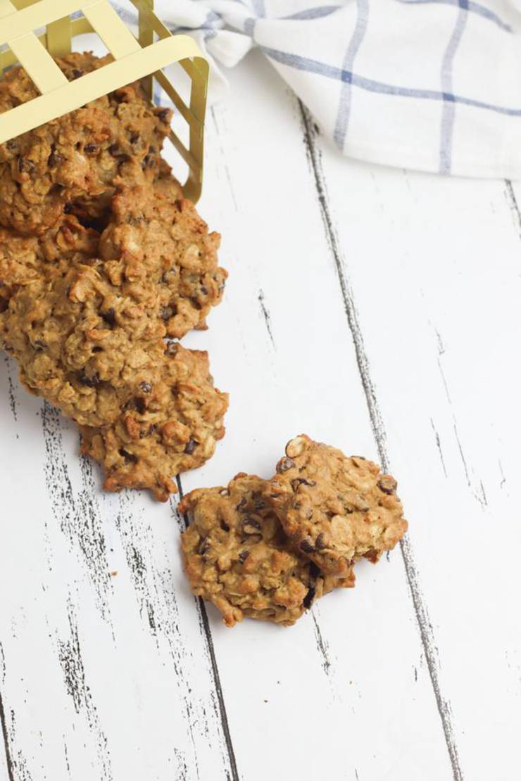 Weight Watchers Oatmeal Chocolate Chip Cookies – BEST WW Recipe – Dessert – Breakfast – Treat – Snack with Smart Points - Gluten Free