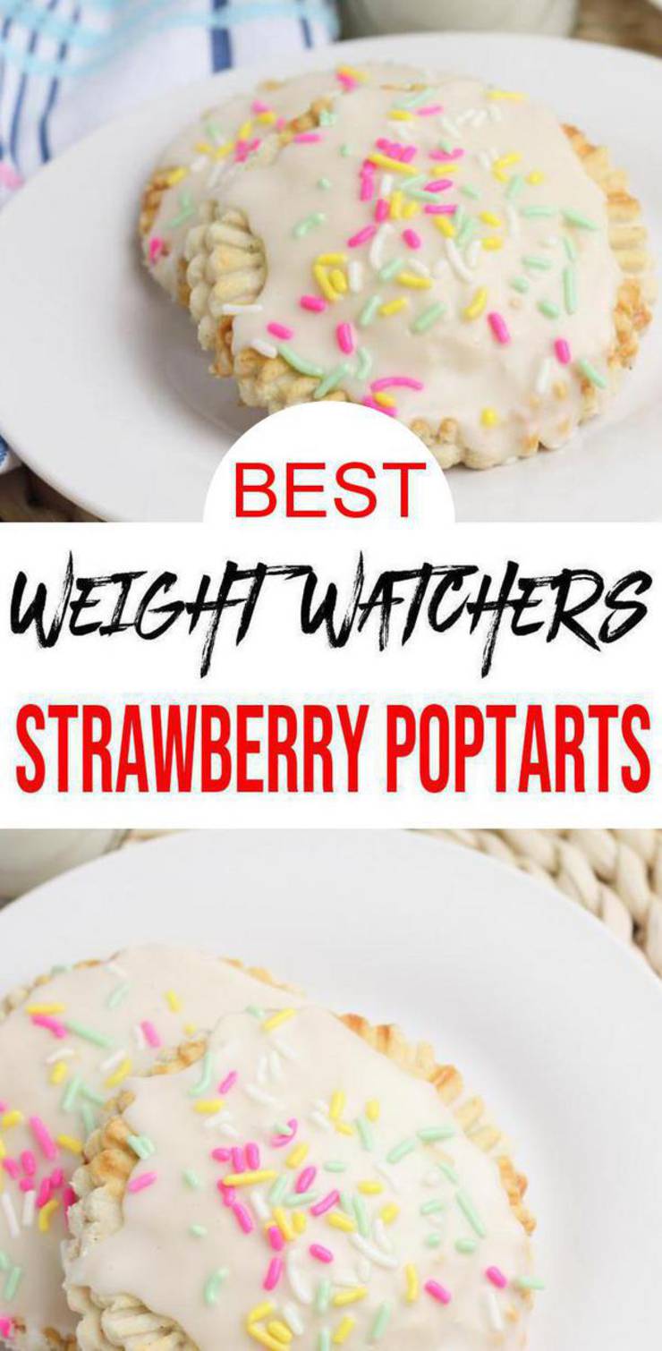 Weight Watchers Strawberry Poptarts - BEST WW Recipe - Gluten Free - Dessert - Breakfast - Treat - Snack with Smart Points