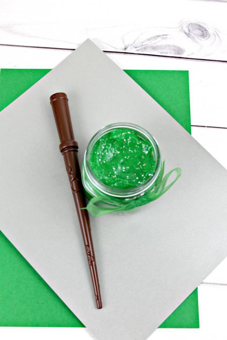 DIY Harry Potter Slime – How To Make Homemade Harry Potter Slytherin Slime – Easy & Fun Recipe For Kids – Kids Crafts Activities – Party Favors – Slime Idea