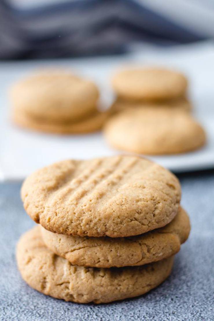 4 Ingredient Keto Cookies – BEST Low Carb Keto Peanut Butter Cookie Recipe – Easy NO Sugar - Gluten Free